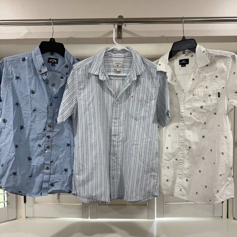 Quicksilver and Billabong BIG BOYS Shirts